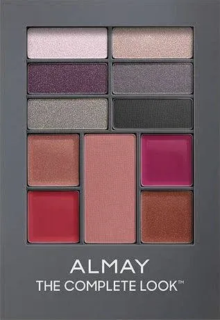 Almay The Complete Look Makeup Palette Medium/Deep 300 Eyeshadow Blush Lips.