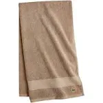 Lacoste Heritage Supima 100% Cotton Bath Sheet - Sand