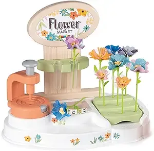 Building set flower merchant Smoby