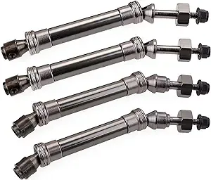 4pcs 1:10 RC Car Drive Shaft Front and Rear Universal Drive Shaft CVD Heavy Duty ...