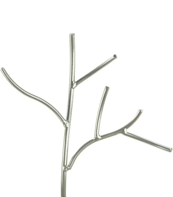 Tripar International 36 in. White Metal Ornament Tree