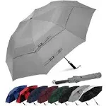 G4Free 62 Inch Portable Golf Umbrella Large Oversize Double Canopy Vented