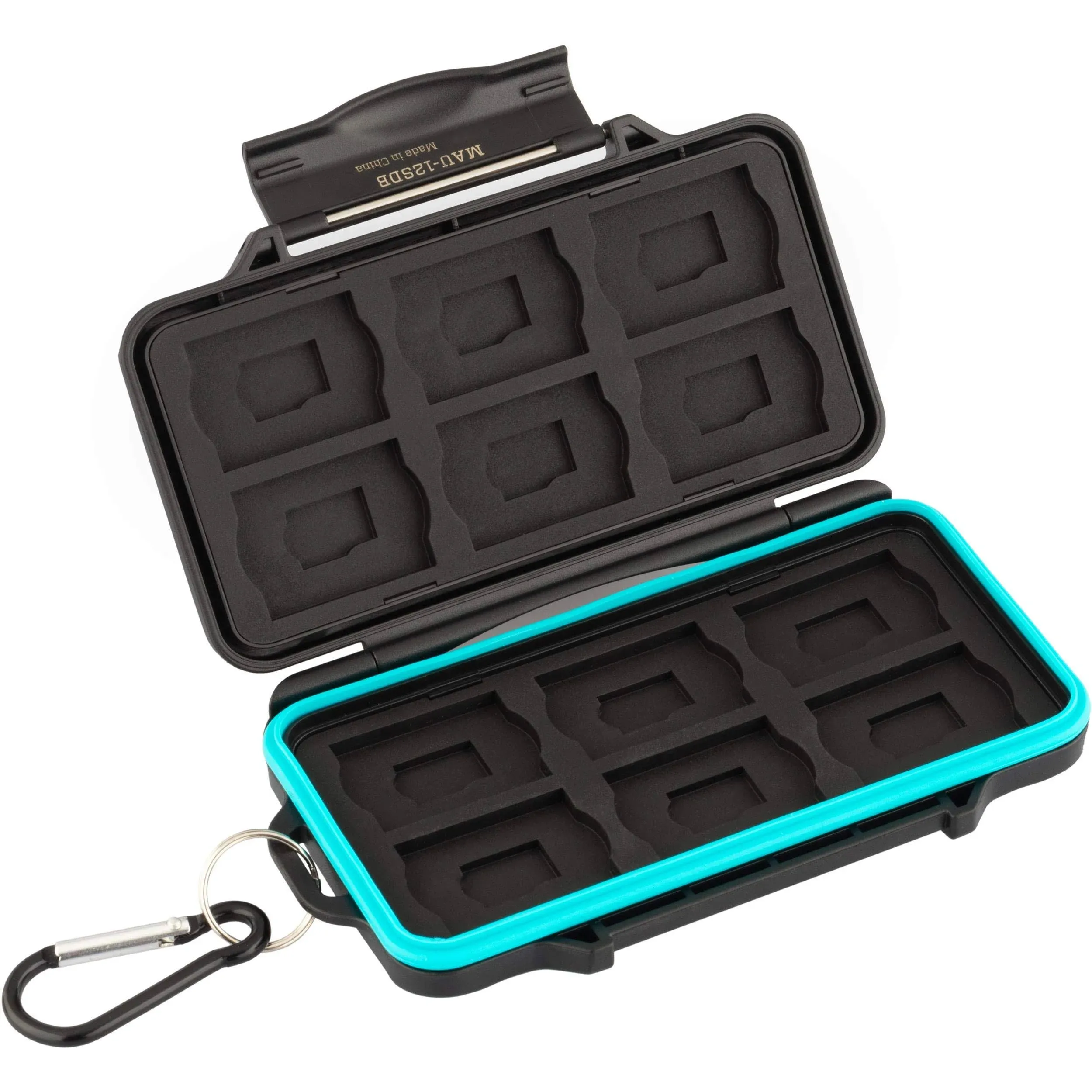 Leda Memory Card Case for SD &amp; microSD Cards (Black)