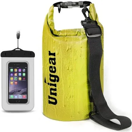 Unigear 5L/10L/20L/30L/40L 600D Dry Bag Sack, Waterproof Floating Dry Gear Bags for Boating, Kayaking, Fishing, Rafting, Swimming, Camping and