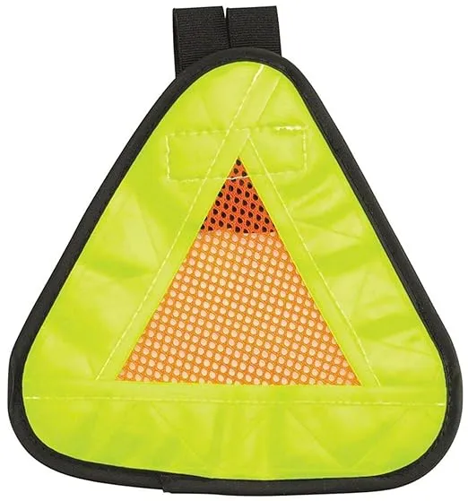 Aardvark Reflective Yield symbol 7x7" with Velcro Strap