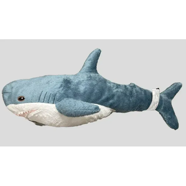 140cm Giant Cute Shark Plush Toy Soft Stuffed Animal Reading Pillow Cushion Gift