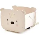 Tender Leaf Toys Pull Along Bear Cart in Multi