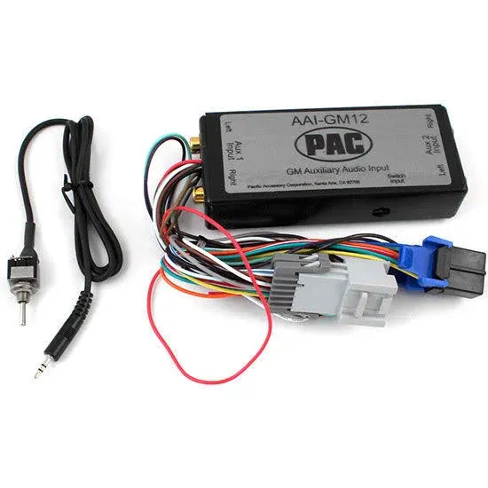 Pac AAI-GM12 Auxiliary Audio Input & Interface for 2000-2009 GM Class II