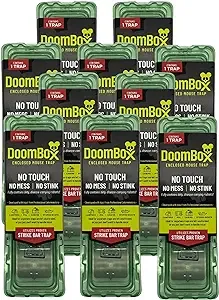 Doombox Enclosed Mouse Trap | Green | Safe for Kids & Pets | Made in USA (10)