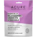 Acure Organics Radically Rejuvenating Under Eye Hydrogel Mask (Pack of 2) with Cucumber and Silk Tree, for Age Performance.236 fl. oz.