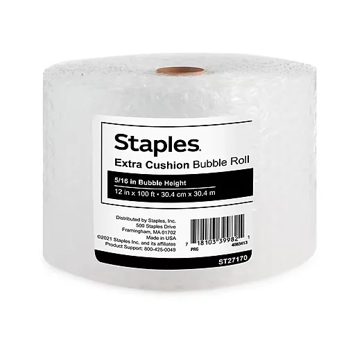 Staples Bubble Roll