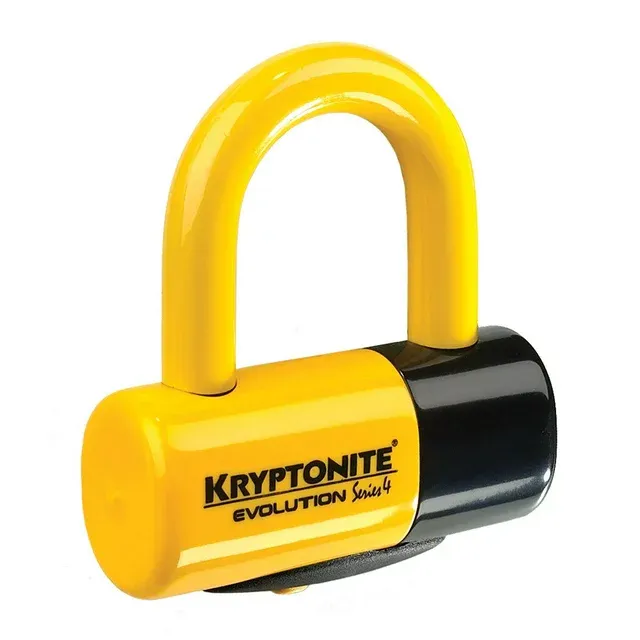 Kryptonite Evolution Series 4 Bicycle Disc Bike Lock (Red)