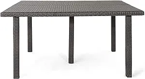 Fern Outdoor 64 inch Wicker Square Dining Table