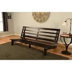 Kodiak Furniture Carson Wood Futon Frame in Java Brown Finish