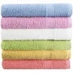 Cotton Assorted Pastel Mix Washcloths Ring Spun Premium Cotton 12'' x 12'' (66)