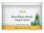 GiGi Brazilian Body Hard Wax, Smooth and Soft Bikini, Non-Strip, Suitable for Sensitive Skin, 14 oz, 1-pc