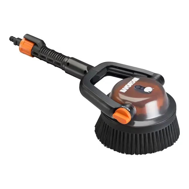 Worx Hydroshot Adjustable Outdoor Power Scrubber, Quick Snap Connection - WA1821 (Hard Bristles)