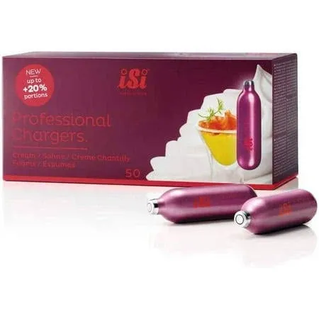 Isi 50 Pack Professional N2O Cream Chargers