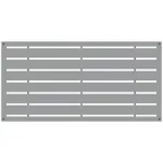 Barrette Outdoor Living 2 ft. x 4 ft. Decorative Screen Panel, Boardwalk Gray