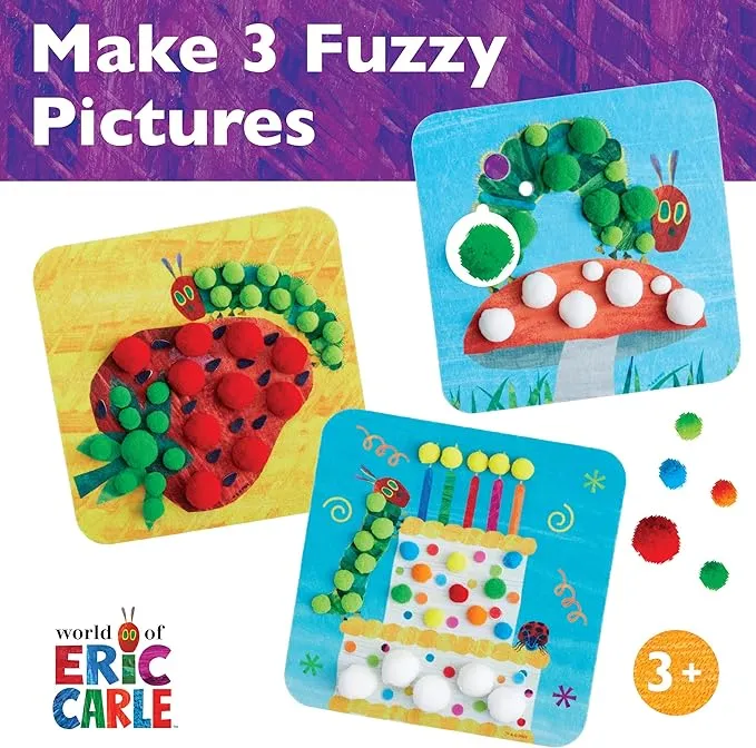 Creativity for Kids The Very Hungry Caterpillar: Sticker Suncatcher Kit - DIY Window Stickers for Toddlers from The World of Eric Carle, Preschool Arts and Crafts for Kids Ages 3-5+, Medium