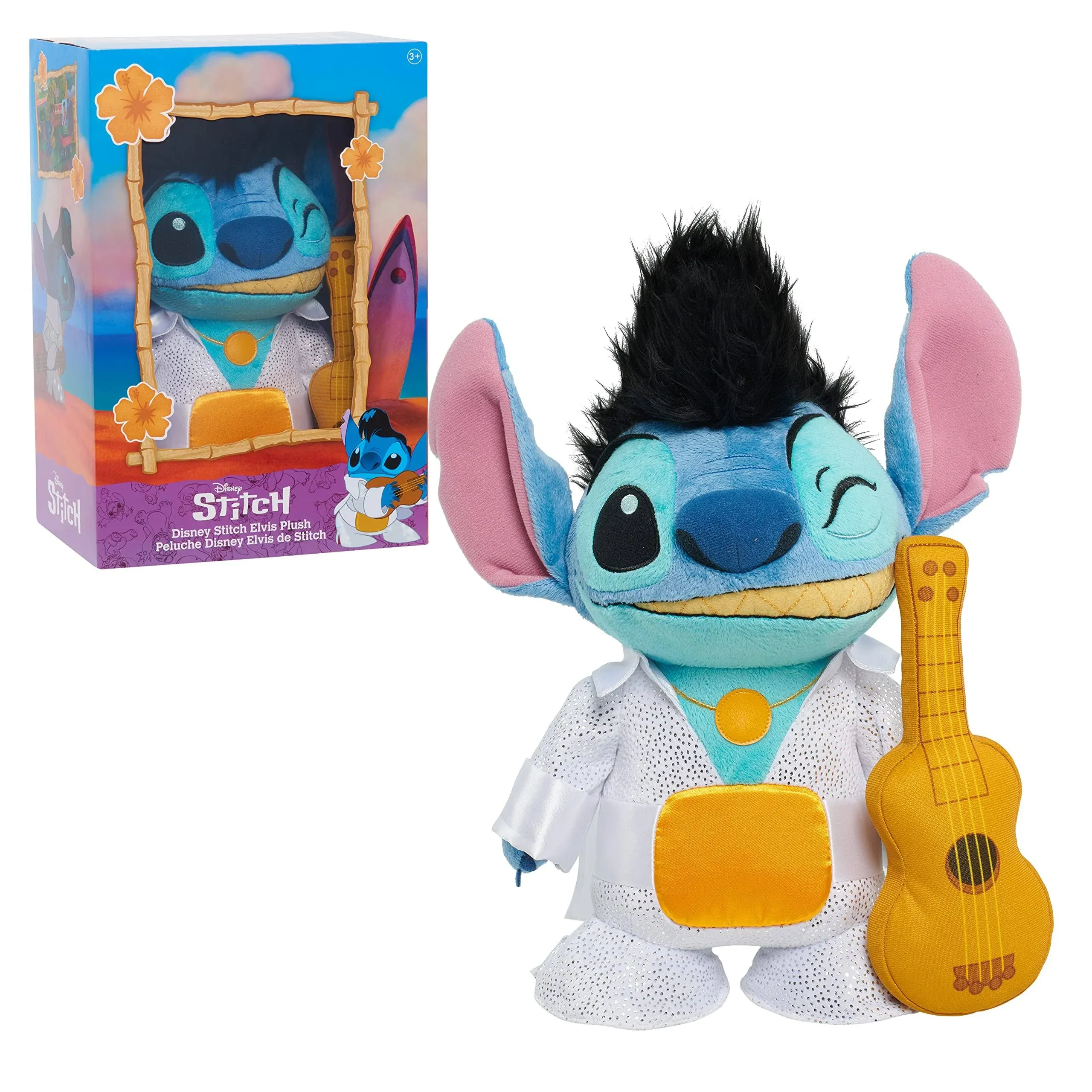 Disney Lilo &amp; Stitch Elvis Alien Collector Plush 14” Toy Brand New With Gift Box