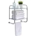 SunnyPoint Wall Mount 2 Tier Bathroom Shelf