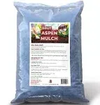 Brut Organic Aspen Mulch – 12 Lbs – High Carbon – Water Retention – Natural Solution for Healthy Houseplants, Flowers, and Vegetables - Use Indoors or Outdoors - Odor Free