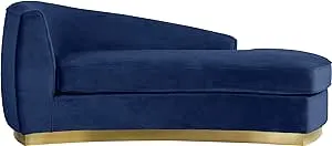 Julian Velvet Chaise Meridian Furniture