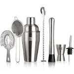 Vacu Vin 7pc Stainless Steel Cocktail Set Silver