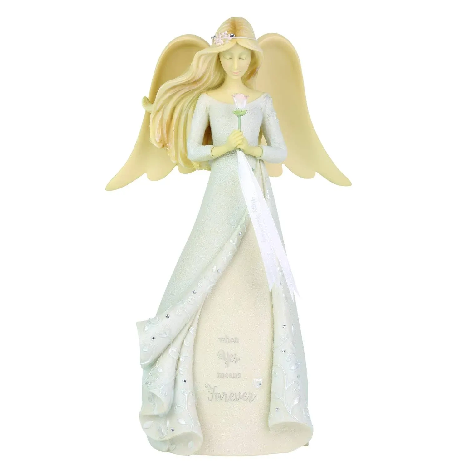 Foundations Wedding Anniversary Angel Figurine