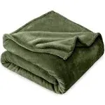 Light Grey Microplush Full/Queen Fleece Blanket by Bare Home