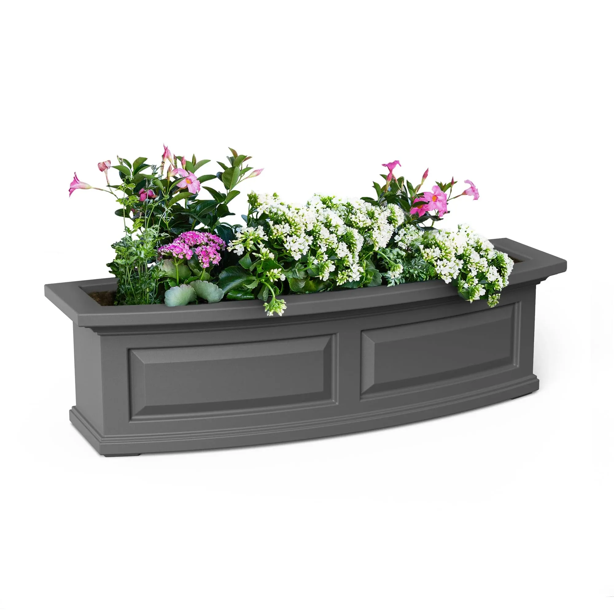 Mayne Nantucket 36" Graphite Grey Window Box