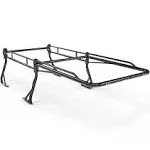 AA-Racks Model RX39-LC Truck Bed Ladder Rack Quick-Open Rotatable Rear Bar Side Bar with Long Cab Ext