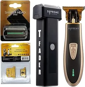 Supreme Trimmer T Fader Shaver & T Shaper Trimmer Bundle Black/Gold