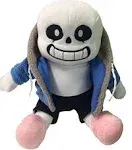 Emisorn Sans Stuffed Plush Doll Cute Toys Figures Anime Pillow Dolls Gifts for Children Blue (One size, Blue)