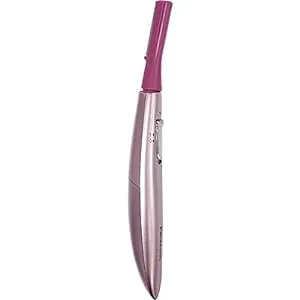 Panasonic Women’s Facial Hair Remover and Eyebrow Trimmer with Pivoting Head, Includes 2 Gentle Blades for Brow and Face and 2 Eyebrow Trim Attachments, Battery-Operated – ES2113PC