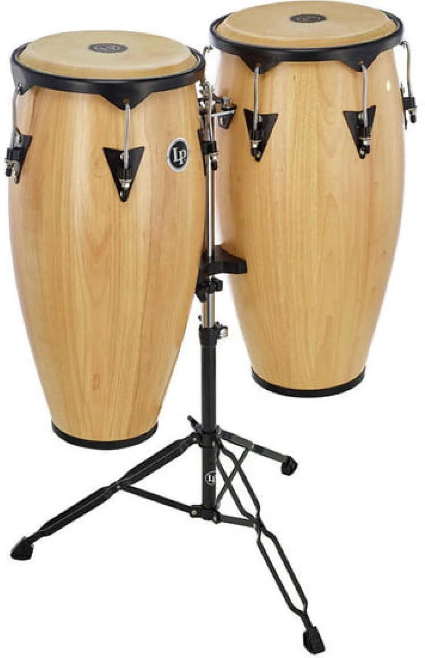 LP City Conga Set w/Stand Natural Finish