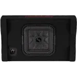 KICKER 49L7TDF102 Down-Firing Loaded Enclosure|2-ohm Impedance|Fitted with 46L7T104 10" Subwoofer|500 Watts RMS|1000 Watts Peak|Compact Design|Legendary Sound Quality|Car,Truck,SUV,Van