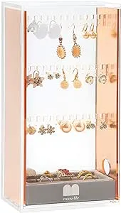 Moosy Life Moonlight Rose Gold Acrylic Earring Holder ML01