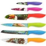 Chef's Vision Wildlife Series 6-Piece Knife Set - Multi