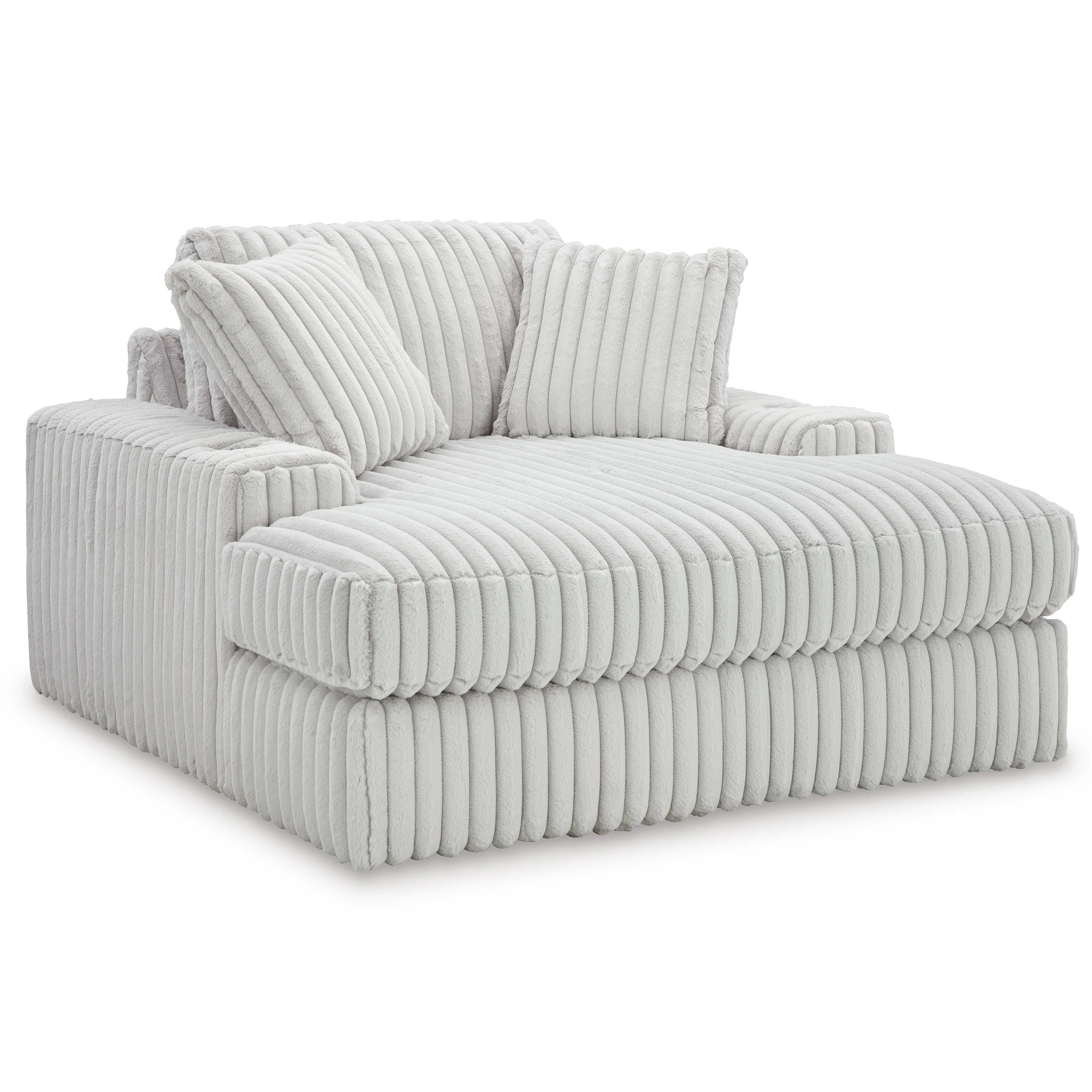 Ashley Stupendous Oversized Chaise - Alloy