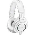 Audio-Technica ATH-M50xWH Closed-back Studio Monitoring Headphones - White