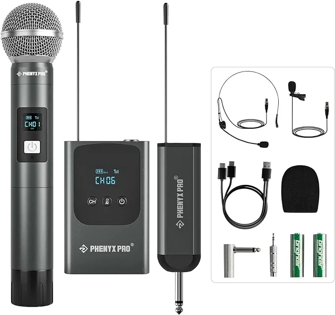 Phenyx Pro Dual Digital Wireless Microphone System