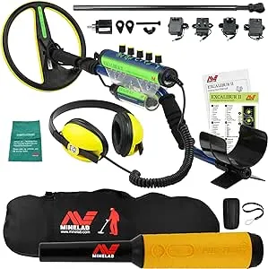 Minelab Excalibur II 1000 Waterproof Detector w/ Pro Find 35 & Carry Bag 3303-0124 B04