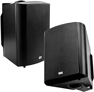 OSD Audio 70V Commercial 5.25" Patio Speaker Indoor Outdoor Pair Black AP520T