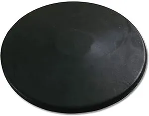 Black Rubber Discus - Practice 1 kilogram