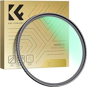 K&F Concept 67mm MC UV Protection Lens Filter Ultra-Slim 24-Layer Multi-Coated Waterproof UV Filter for Camera Lens (D Series)