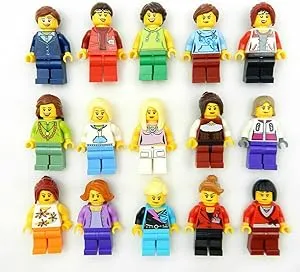 Booster Bricks 5 New Lego Random Female Minifigures - Women