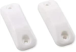 Camco 44155 Magnetic RV Baggage Door Catch - Magnetically Keeps Your RV Door Open - Compatible with Most RVs - Set of 2, White