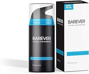 Barever Natural Hair Inhibitor 100gm | Natural Face, Body, Bikini Line, Underarm Permanent Hair Removal | for Both Men & Women